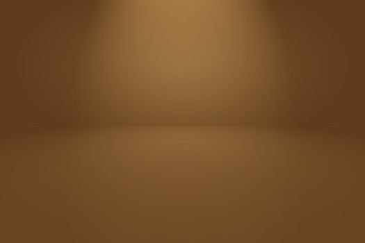 Abstract Smooth Brown wall background layout design,studio,room,web template,Business report with smooth circle gradient color.