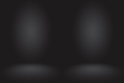Abstract dark gray template blank space dark gradient wall.Dark gray empty room studio gradient used for montage or display your products