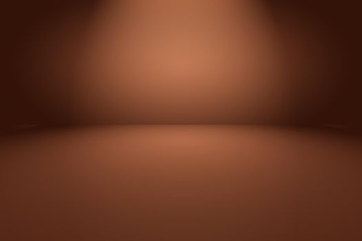 Abstract Smooth Brown wall background layout design,studio,room,web template,Business report with smooth circle gradient color.