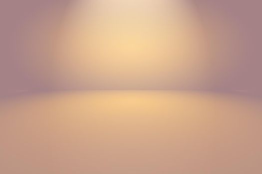 A soft vintage gradient blur background with a pastel colored well use as studio room, product presentation and banner.