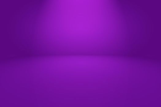 Studio Background Concept - abstract empty light gradient purple studio room background for product