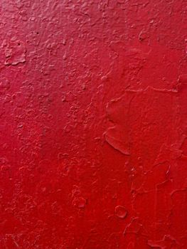 Abstract background of old red paint on the wall. Abstract background for design.