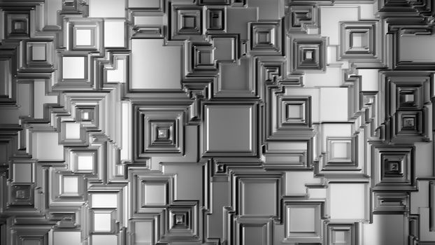 Abstract industrial background and stainless steel texture. 3d rendering