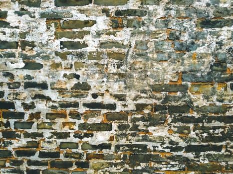 Old rustic brick wall natural texture of wall for abstract background