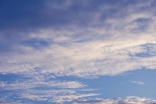 Beautiful white fluffys clouds sky background with blue sky background