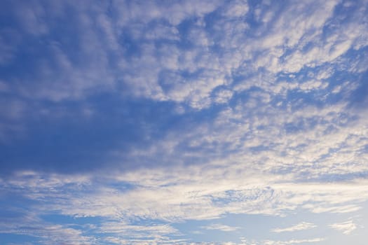 Beautiful white fluffys clouds sky background with blue sky background