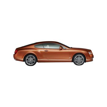 Isolated Picture of a Bentley Continental. High quality photo