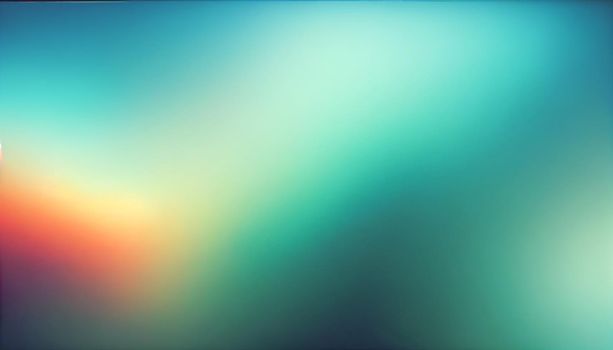 3D Illustration pastel multi color gradient blurred background.