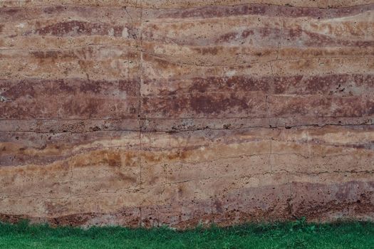 Soil texture layers for natural background. Abstract nature Soil patterned layer of clay soil for the background. Layer of dry soil cracks natural texture and background . Cracked and barren ground, dry soil textured background, form of soil layers, its colour and textures, texture layers of earth for background