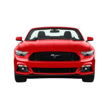 Isolated Picture of a Ford Mustang . High quality photo