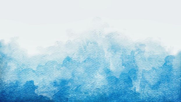 Blue azure turquoise abstract watercolor background for textures backgrounds and web banners design