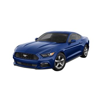 Isolated Picture of a Ford Mustang . High quality photo