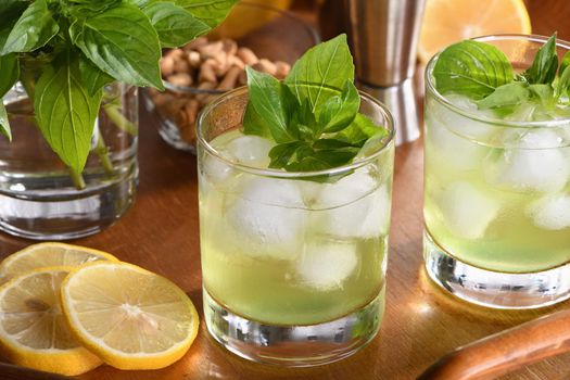 Thai Basil Gimlet Cocktail is a light, incredibly refreshing summer cocktail.