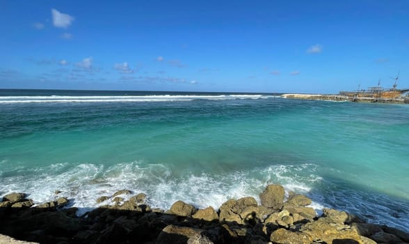 tropical paradise beach with white sand travel tourism wide panorama background concept bali beach indonesia