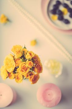 House decoration, retro feminine and spring holiday concept - Vintage home decor, interior design details