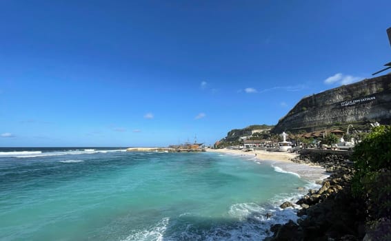 tropical paradise beach with white sand travel tourism wide panorama background concept bali beach