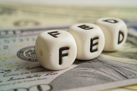 FED The Federal Reserve System, the central banking system of the United States of America.
