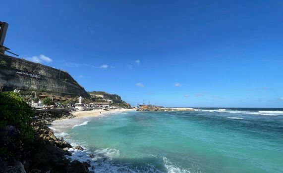 tropical paradise beach with white sand travel tourism wide panorama background concept bali beach