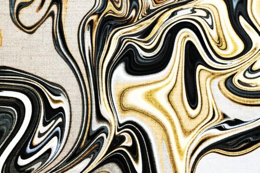 Interior design, home fabrics and wall decor concept - Marble texture textile background, abstract marbling art on canvas