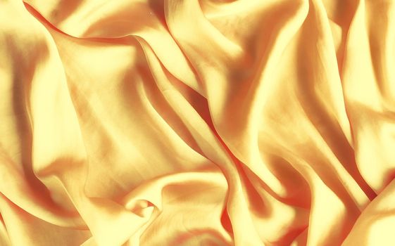 Luxury golden silk background texture - elegant fabric textures, abstract backgrounds and modern pastel colours concept