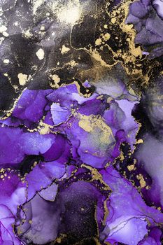 Marble ink abstract art from exquisite original painting for abstract background . Painting was painted on high quality paper texture to create smooth marble background pattern of kintsuki ink art .