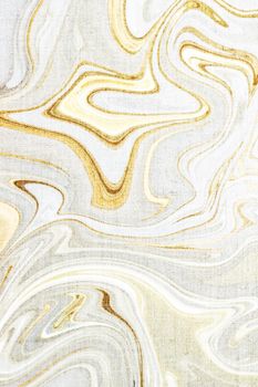 Interior design, home fabrics and wall decor concept - Marble texture textile background, abstract marbling art on canvas