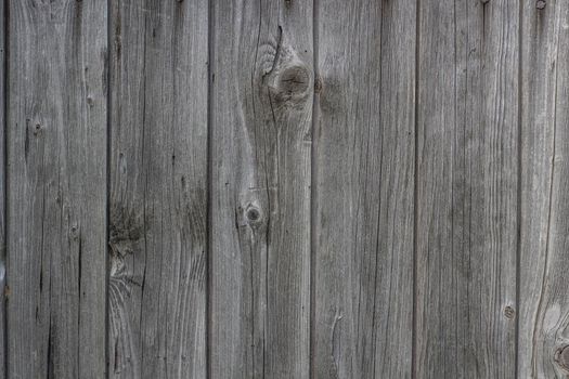 Gray Wooden Texture of Weathered Wall, Horizontal Pattern of Natural Retro Material.