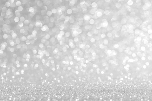 Glitter light blurred bokeh background, party holiday Christmas New Year luxury design, copy space for text content