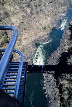 Victoria Falls bridge, Zimbabwe - The bridge connecting Zambia and Zimbabwe