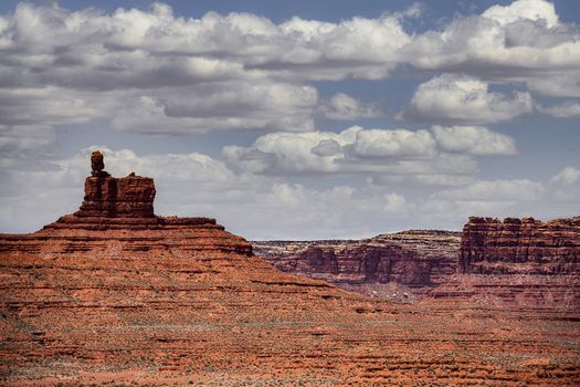 Desolate Monument Valley Desert View.
