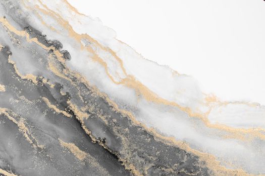 Marble ink abstract art from meticulous original painting abstract background . Painting was painted on high quality paper texture to create smooth marble background pattern of ombre alcohol ink .