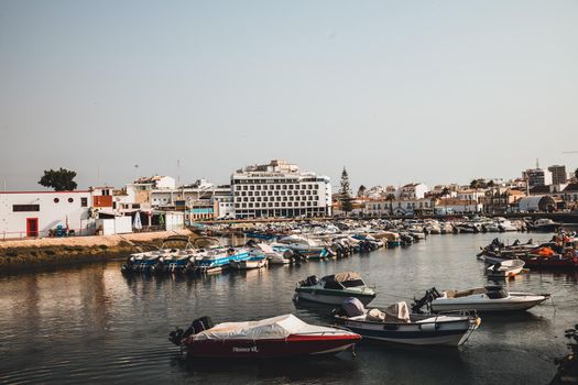 Landscape of Faro marine, Portugal. High quality photo