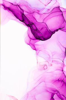 Marble ink abstract art from exquisite original painting for abstract background . Painting was painted on high quality paper texture to create smooth marble background pattern of ombre alcohol ink .