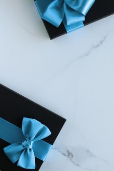 Romantic celebration, lifestyle and birthday present concept - Luxury holiday gifts on marble