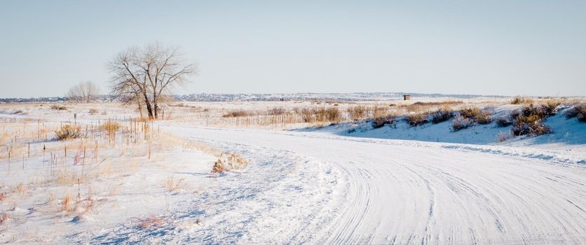 Winter road.