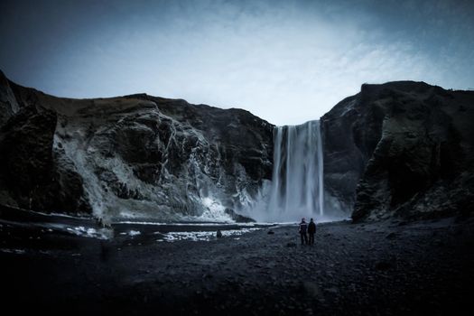 Skuga fosse waterfall. Shooting Location: Iceland