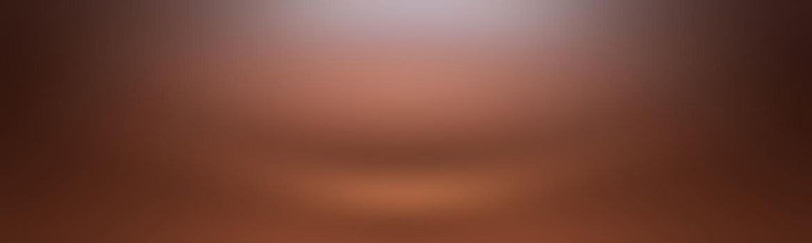 Abstract Smooth Brown wall background layout design,studio,room,web template,Business report with smooth circle gradient color.