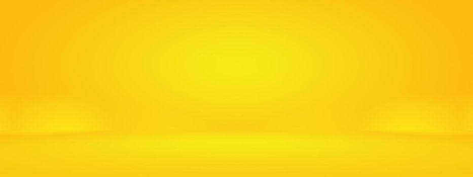 Abstract Luxury Gold yellow gradient studio wall, well use as background,layout,banner and product presentation