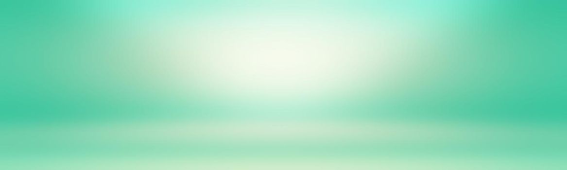 Luxury plain Green gradient abstract studio background empty room with space for your text and picture.