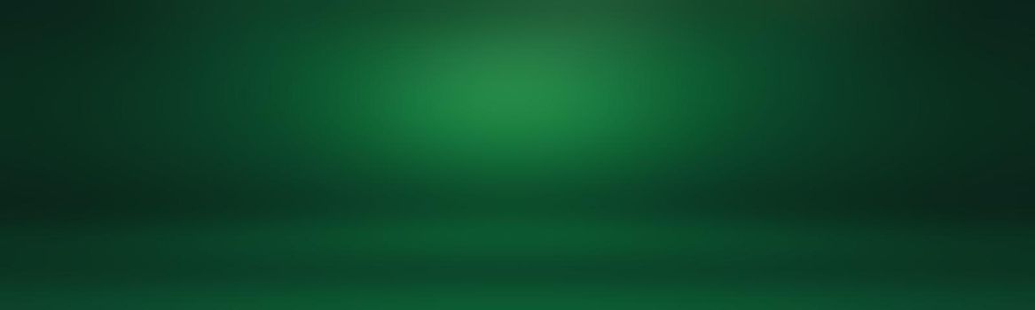 Luxury plain Green gradient abstract studio background empty room with space for your text and picture.