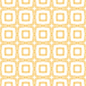 Textured stripes pattern. Yellow symmetrical kaleidoscope background. Textile ready juicy print, swimwear fabric, wallpaper, wrapping. Trendy textured stripes design.