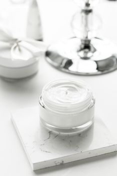 Beauty, anti-age cream and body care concept - Luxury skincare cosmetics in a bathroom