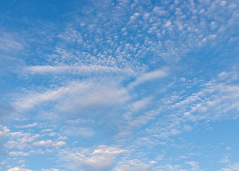 clear cloudy in sunshine calm bright weather background.