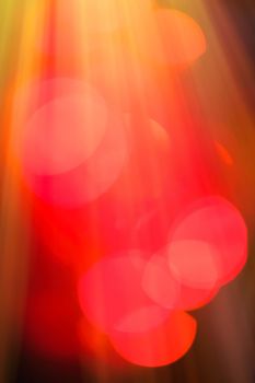 Colourful lights bokeh - abstract background, defocused overlay, bright colours concept