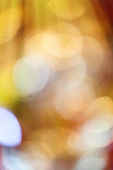 Colourful lights bokeh - abstract background, defocused overlay, bright colours concept