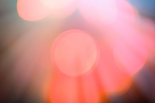 Colourful lights bokeh - abstract background, defocused overlay, bright colours concept