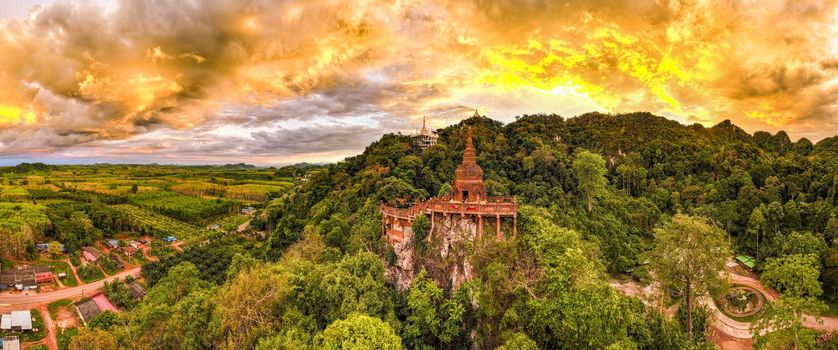 Thamma Park or Ban Khao Na Nai, temple complex in Surat Thani, Thailand, south east asia