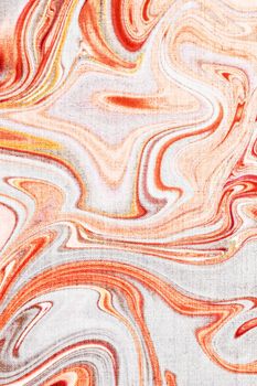 Interior design, home fabrics and wall decor concept - Marble texture textile background, abstract marbling art on canvas