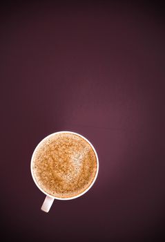 Hot drink, breakfast and vintage style concept - Coffee in the morning, flatlay background with copyspace