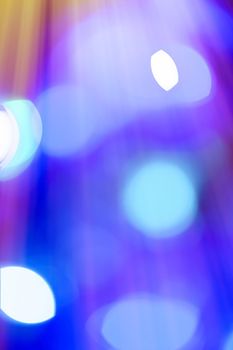 Colourful lights bokeh - abstract background, defocused overlay, bright colours concept